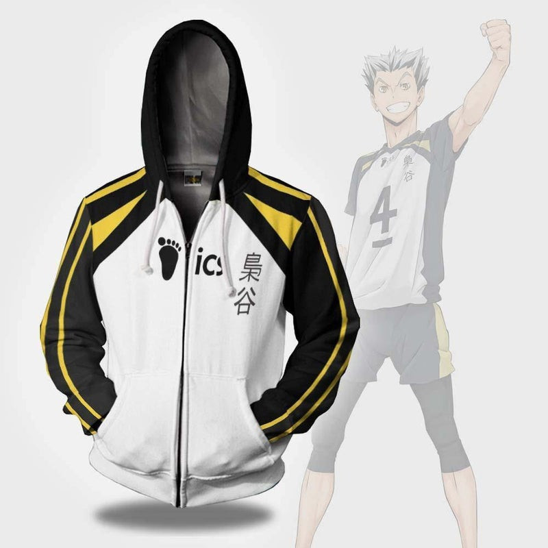 Fukurodani Uniform Haikyuu 3D All Over Print Hoodie & Zip Hoodie