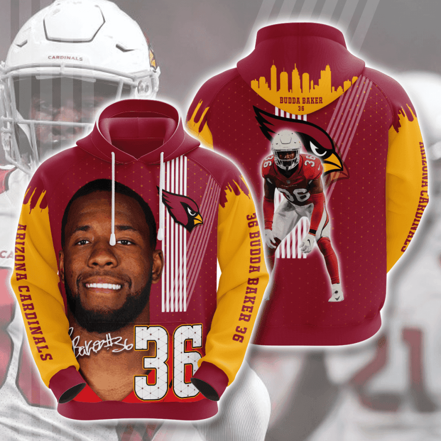 Budda Baker Arizona Cardinals 3D All Over Print Hoodie & Zip Hoodie