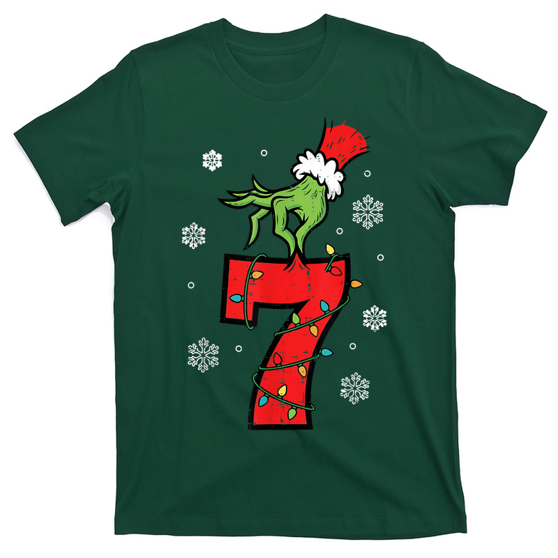 Number 7 67 Meme 6 7 Christmas T-Shirt