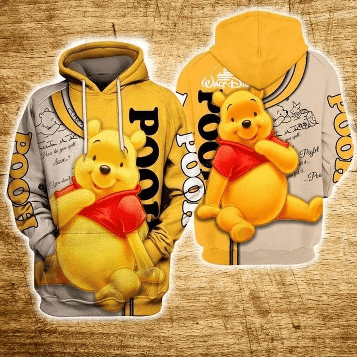 Lovely Winnie The Pooh World 107 Cartoon Graphic Outfits Aop Hoodie