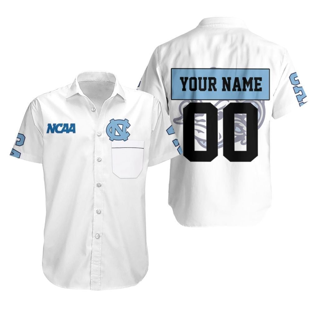 North Carolina Tar Heels Bomber Jacket 3d Hawaiian Shirt