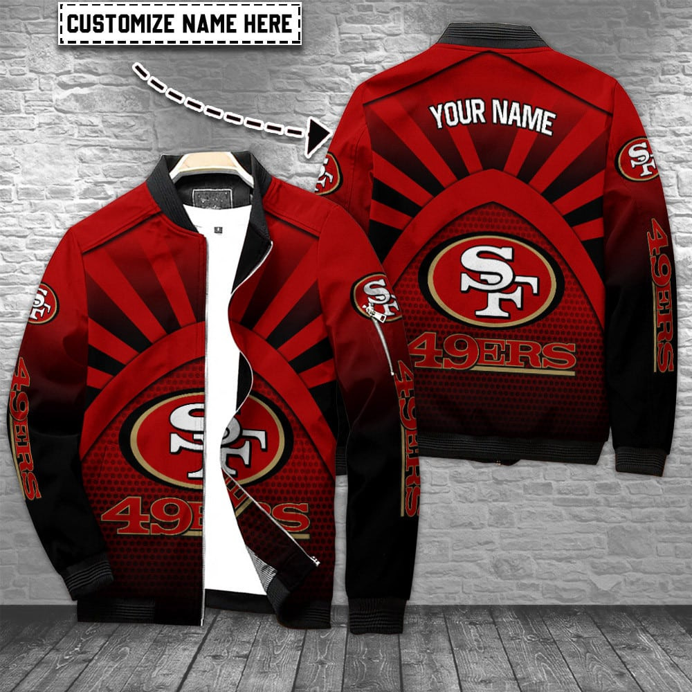 San Francisco 49ers Personalized Bomber Jacket BG787