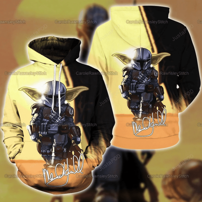 Baby Yoda 3d All Over Print Hoodie, Zip-up Hoodie
