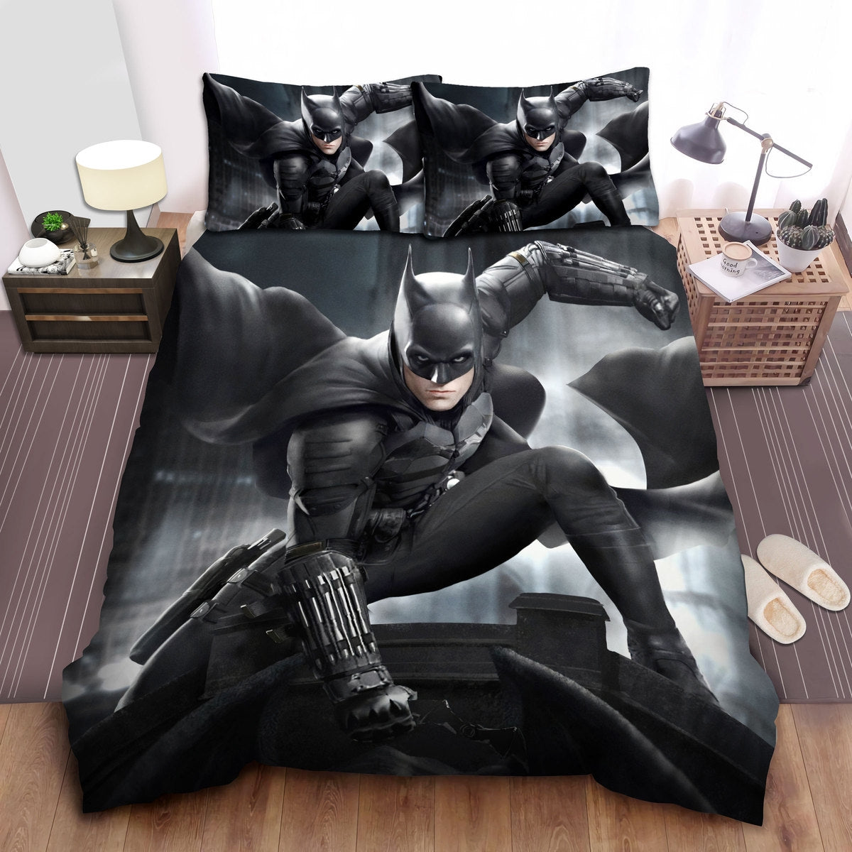 Batman Bedding Set DC The Batman Hero Graphic Duvet Covers