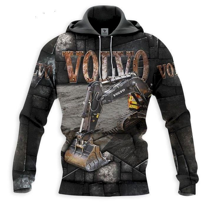 Excavator Volvo 3D All Over Print Hoodie & Zip Hoodie