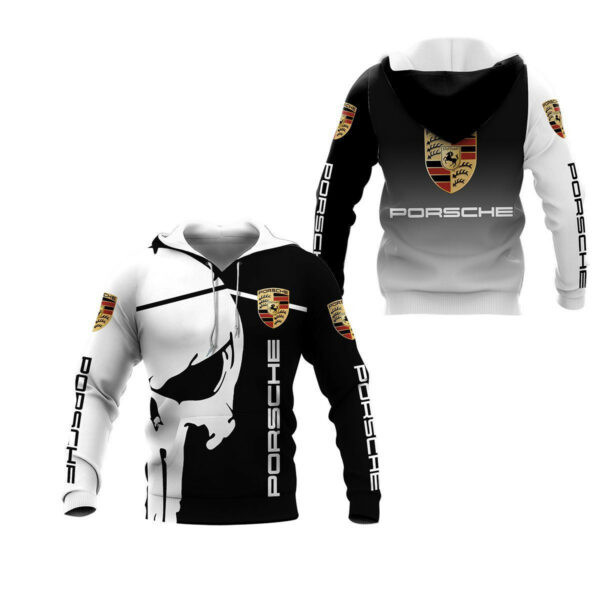 Porsche Shirt 54, 3d Hoodie Zip Hoodie 2337