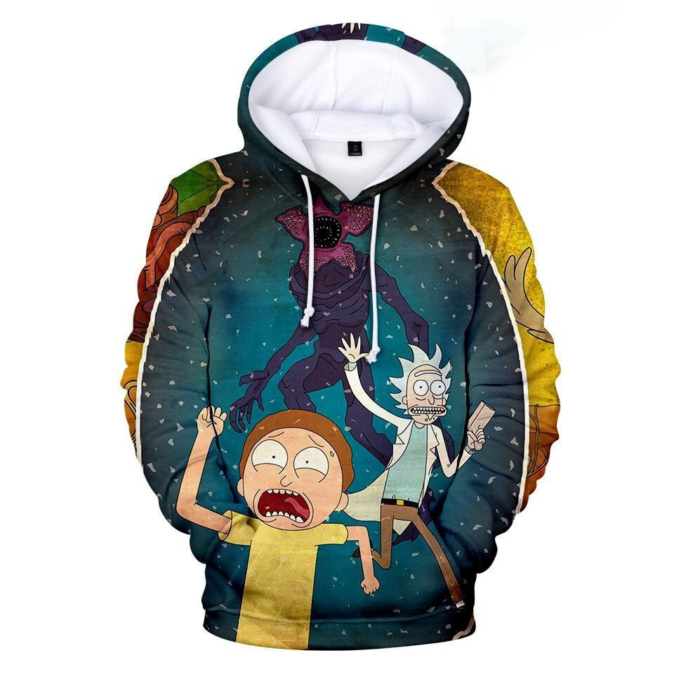 Rick And Morty Gift Over Print 3d Hoodie Zip Hoodie 897