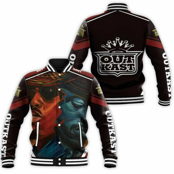 Outkast Oil Painting Style Clan Hip Hop 6k672 Gift For Fan Baseball Jacket 393