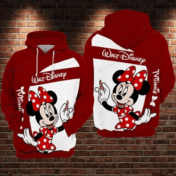 So Lovely Minne Mouse Comics 112 Cartoon Graphic Outfits Aop Hoodie