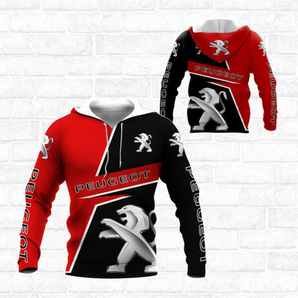 Peugeot Shirt 462, 3d Hoodie Zip Hoodie 1856