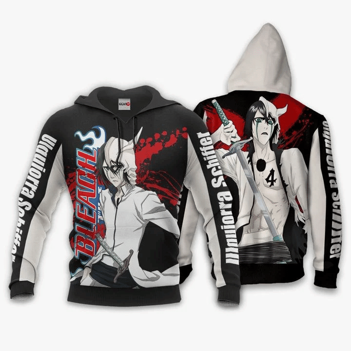 Ulquiorra Schiffer Bleach 3d Hoodie Zip Hoodie