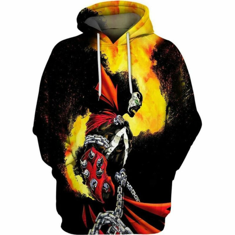 Spawn Fearful Darkness Over Print 3d Hoodie Zip Hoodie
