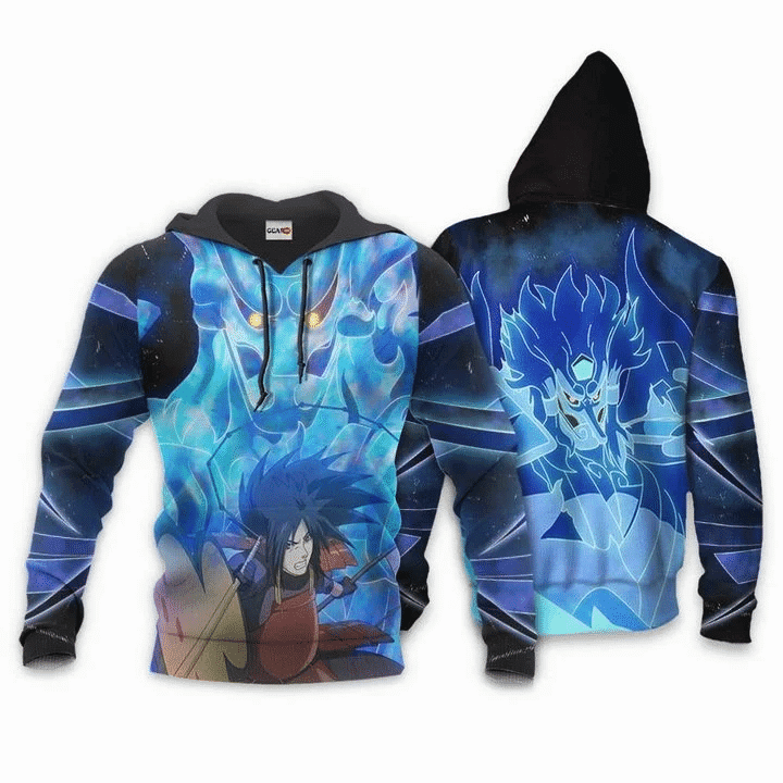 Madara Uchiha And Susanoo Naruto  3d Hoodie Zip Hoodie