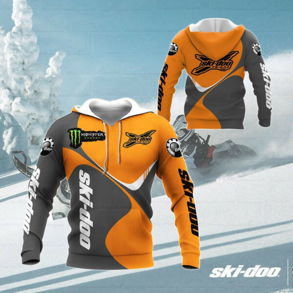 Ski-doo Racing Team 7k778 3d Zip Hoodie Hoodie Ii0 2600
