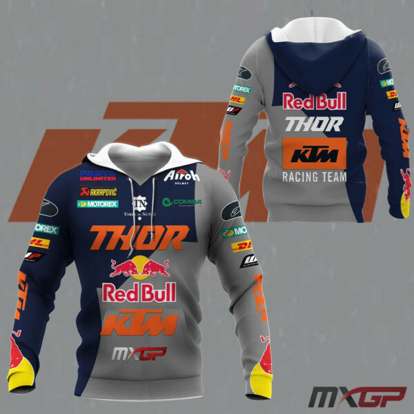 Red Bull Ktm Factory Racing Team F1 8k119 3d Zip Hoodie Hoodie Ii0 2363