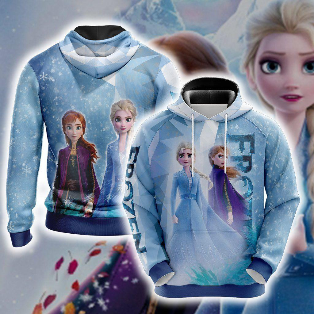 Frozen 2 Elsa & Anna All Over Print Hoodie