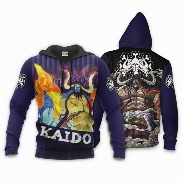 Yonko Kaido One Piece Anime 3k228 Cartoon 3d Hoodie Zip Hoodie 1928
