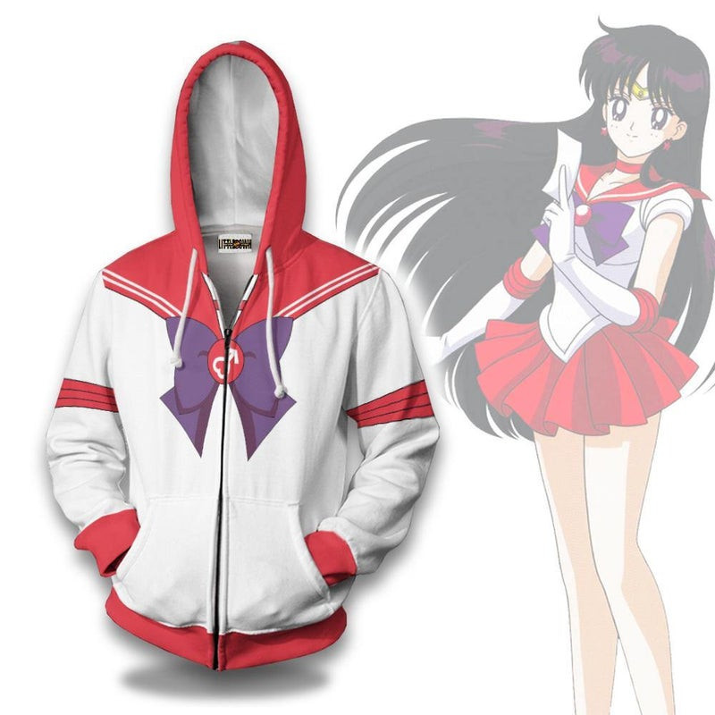 Sailor Mars 3D All Over Print Hoodie & Zip Hoodie