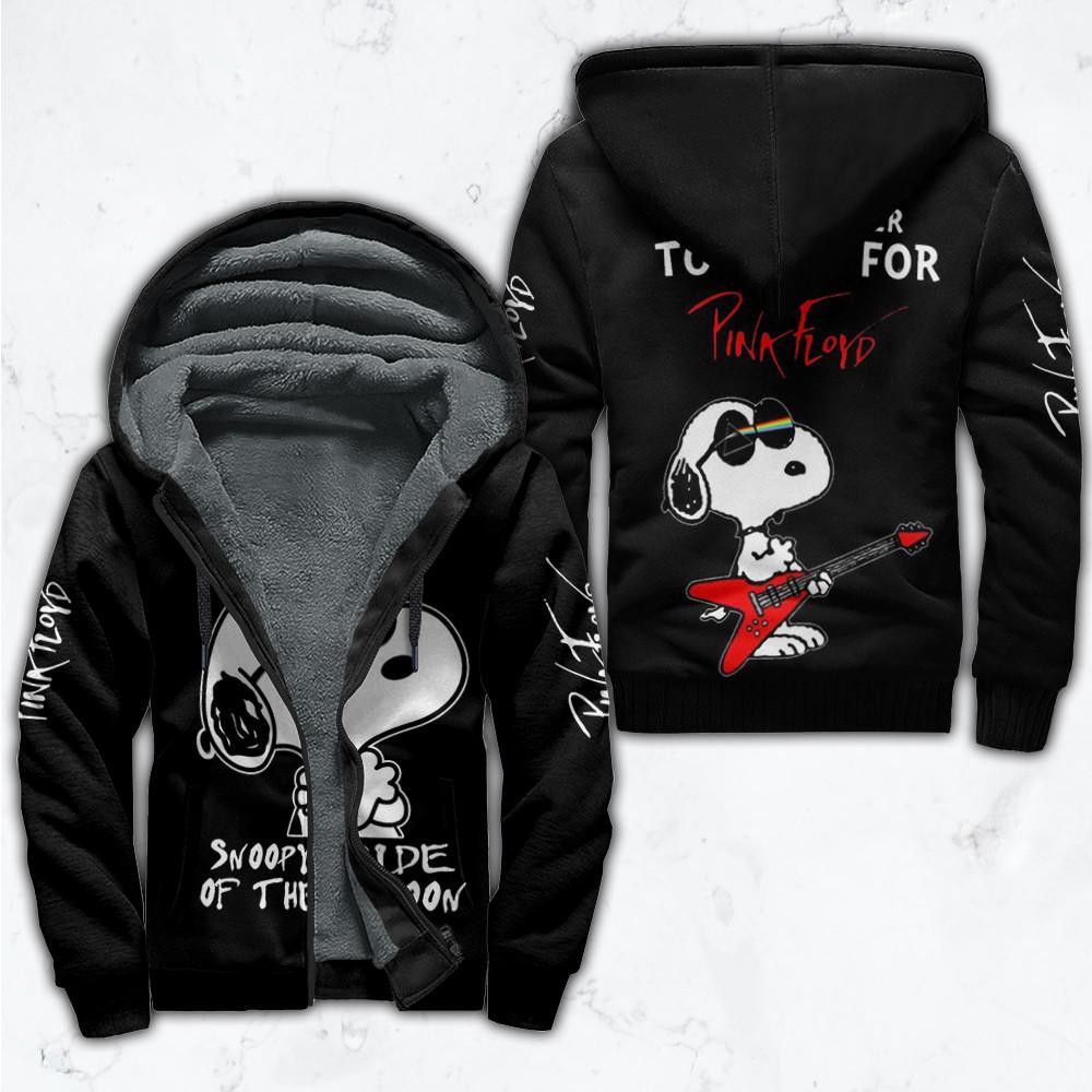 Snoopy Rock Star Fan Gift, Snoopy Side Of The Moon Gift, Pink Floyd Gift, We Are Never Too Old For Pink Floyd Aop Hoodie, Zip Hoodie, Fleece Jacket