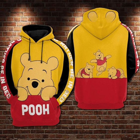 So Lovely Winnie The Pooh World 106 Cartoon Graphic Outfits Aop Hoodie