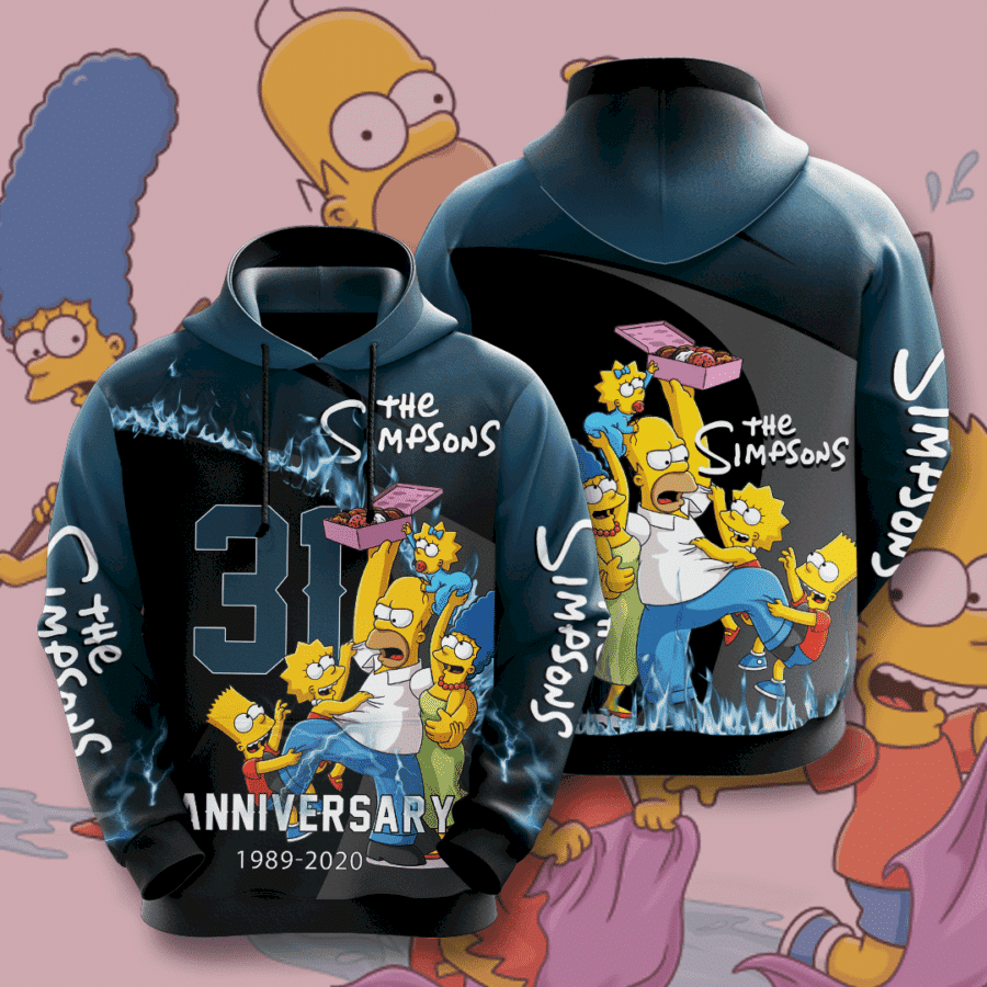 The Simpsons 3D All Over Print Hoodie & Zip Hoodie