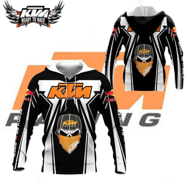 Ktm Ag Shirt 267,   3d Hoodie Zip Hoodie 909