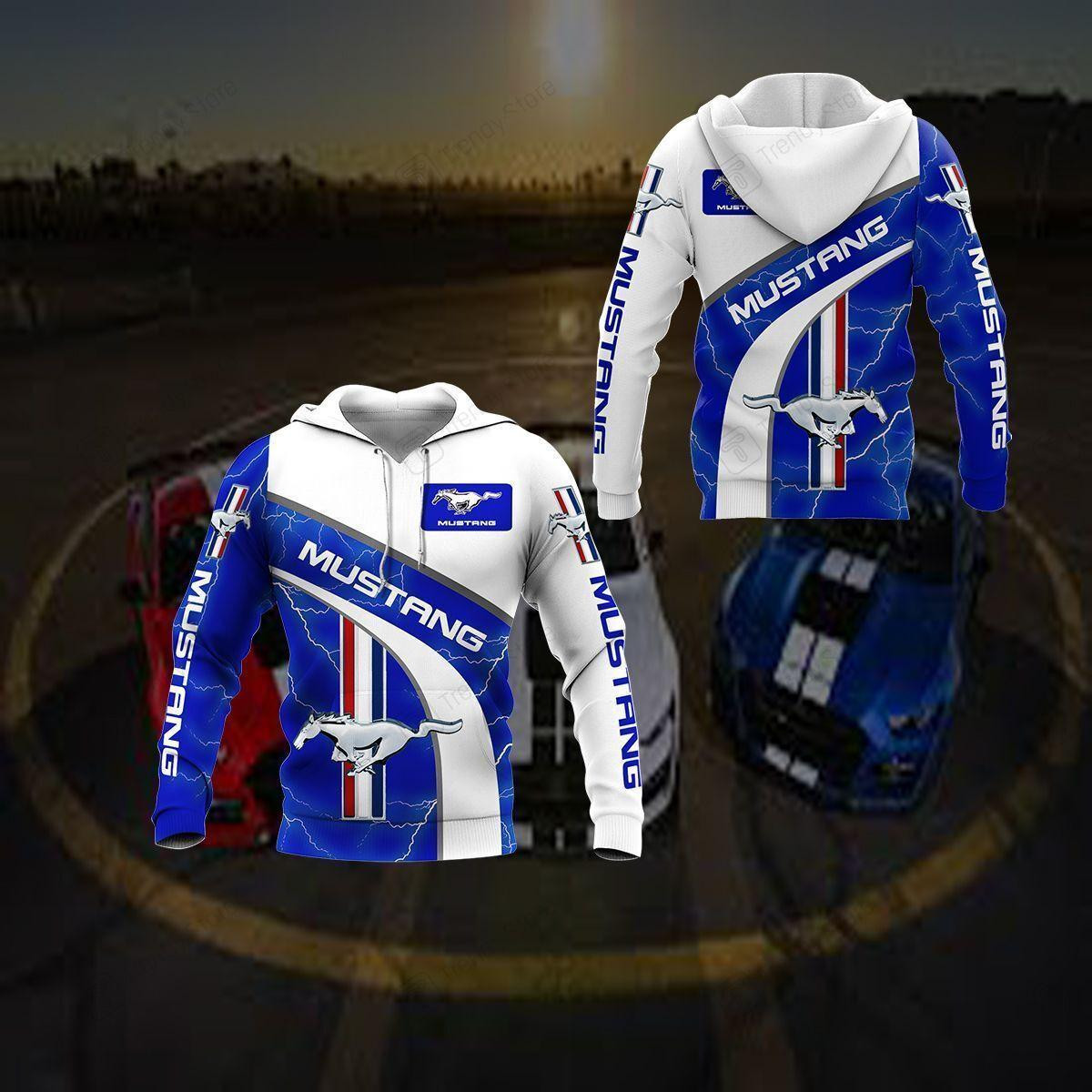 Ford Mustang Shelby Luxury Car 8k257 3d Zip Hoodie Hoodie Ii0