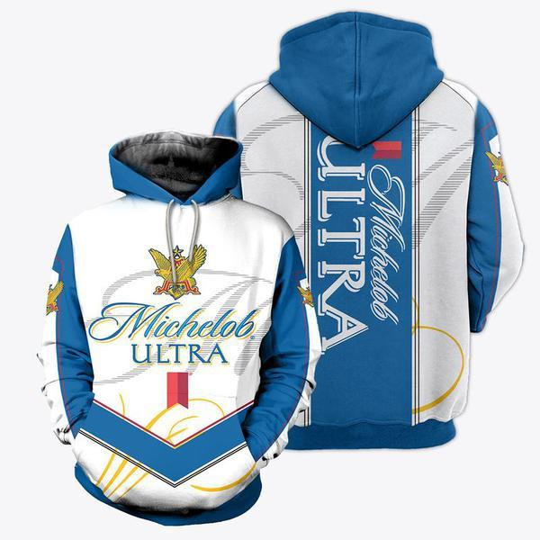 Vintage Michelob Ultra Beer Hoodie, Gift For Fan 3d All Over Print Shirt Hoodie