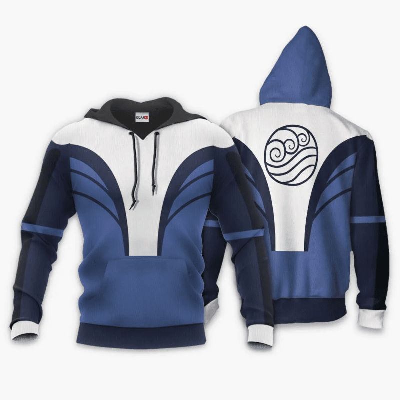 Avatar The Last Airbender Water Nation 3d Hoodie Zip Hoodie