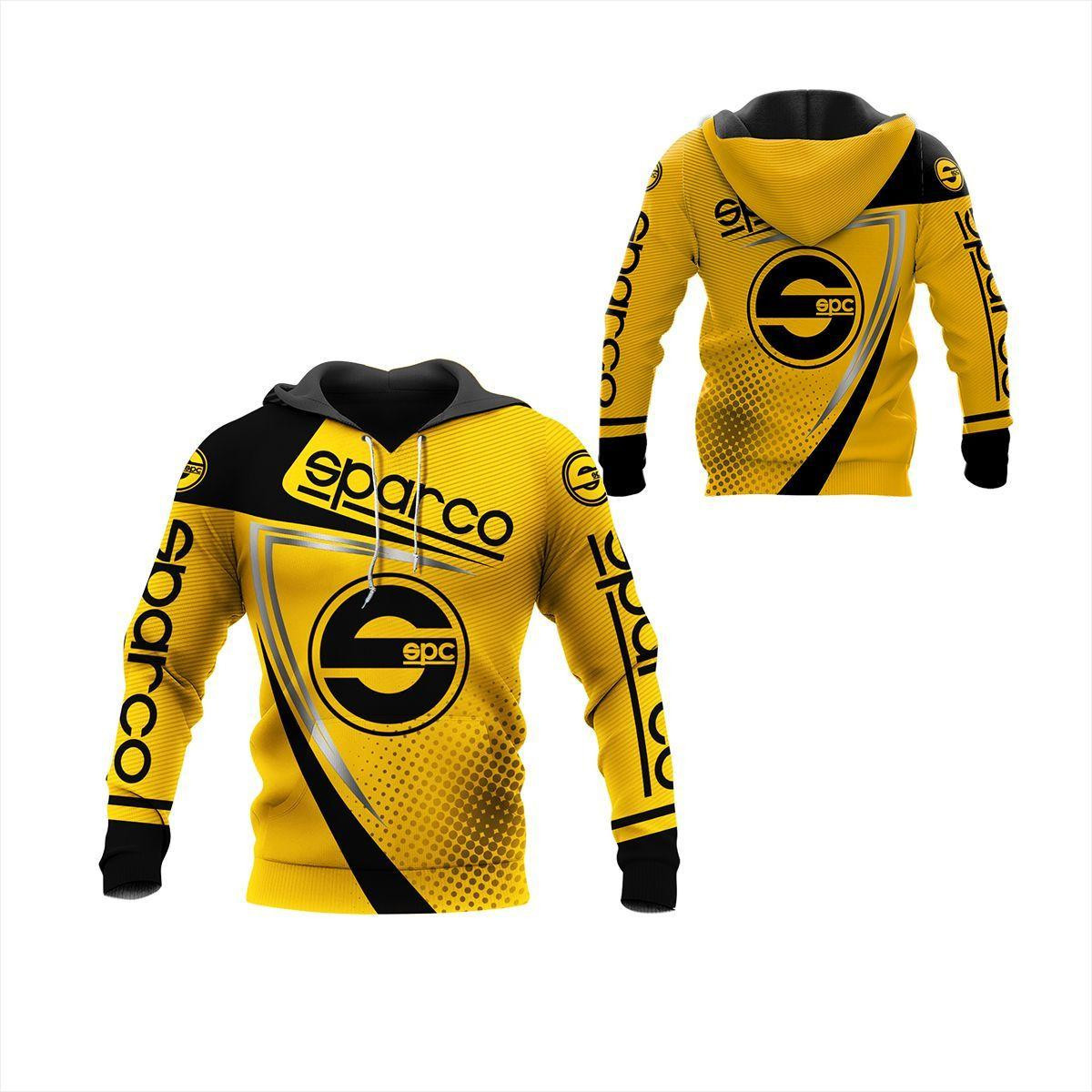 Sparco Shirt 128, 3d Hoodie Zip Hoodie