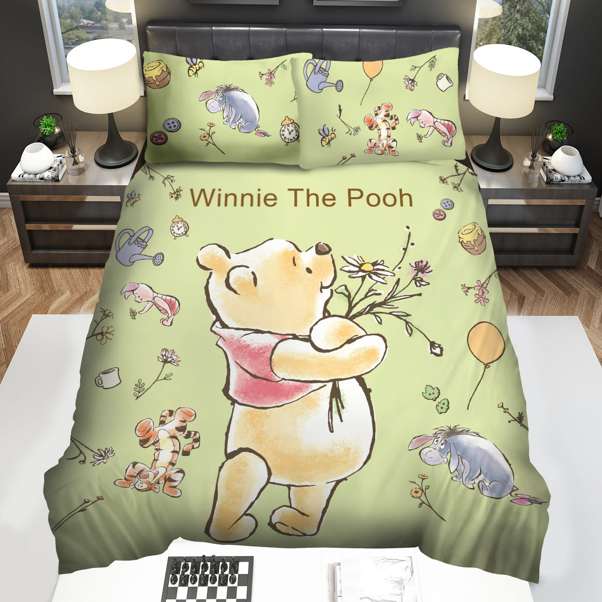 WTP Bedding Set DN WTP With Flowers His Friends Pattern Duvet Covers