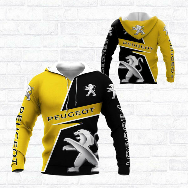 Peugeot Shirt 475, 3d Hoodie Zip Hoodie 2864