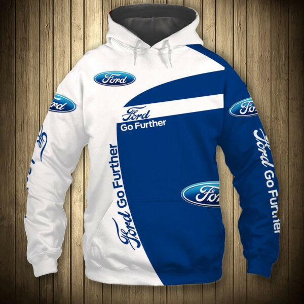 Ford Go Further Sport Car 7k379 Cartoon 3d Hoodie Zip Hoodie 643