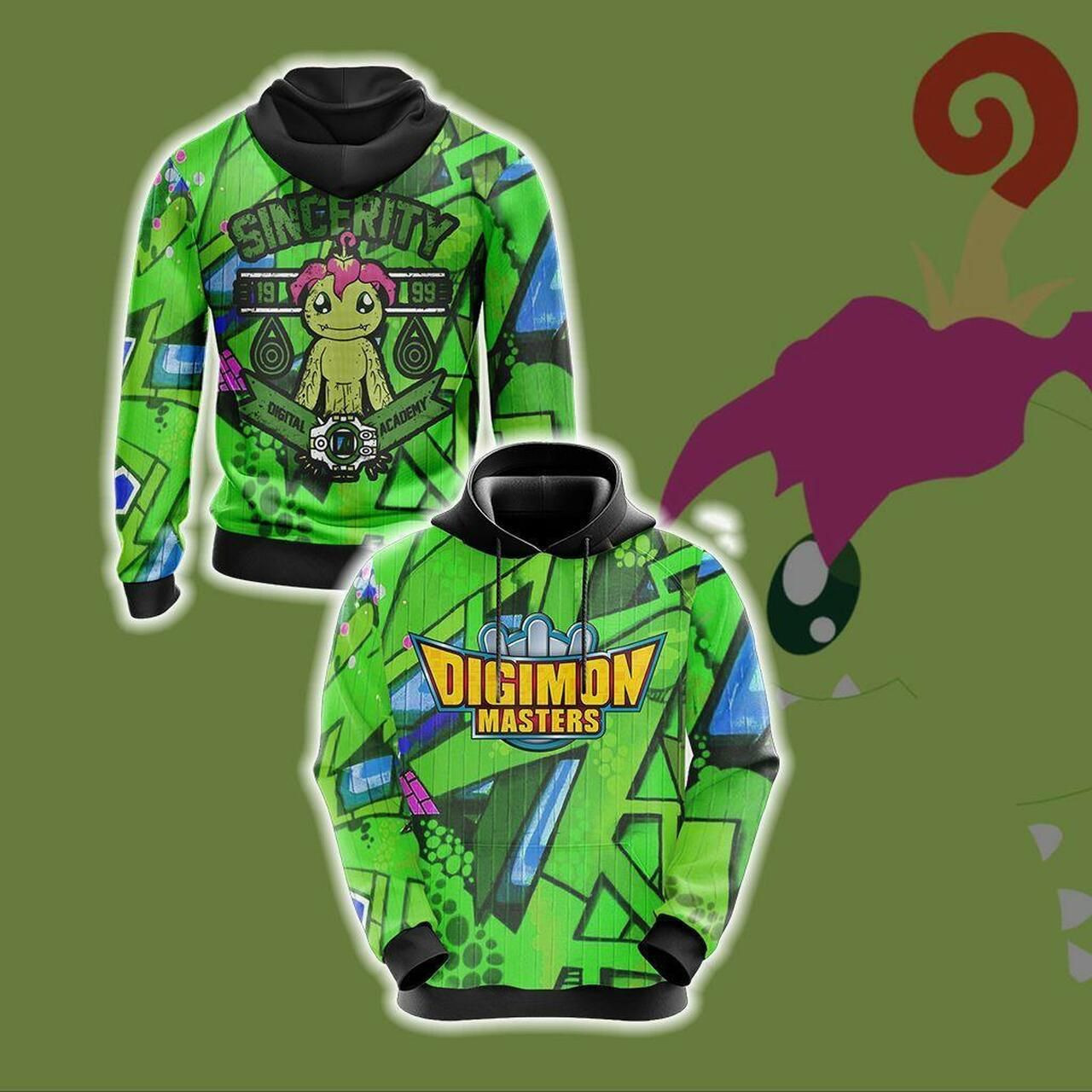 Digimon Master Sincerity Unisex 3D All Over Print Hoodie & Zip Hoodie