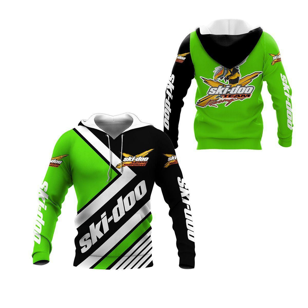 Ski-doo Racing Team 7k768 3d Zip Hoodie Hoodie Ii0