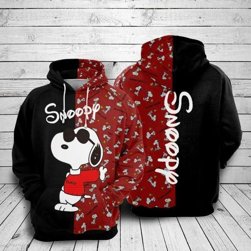 Snoopy Cuter Lover Ii 3d Hoodie Zip Hoodie
