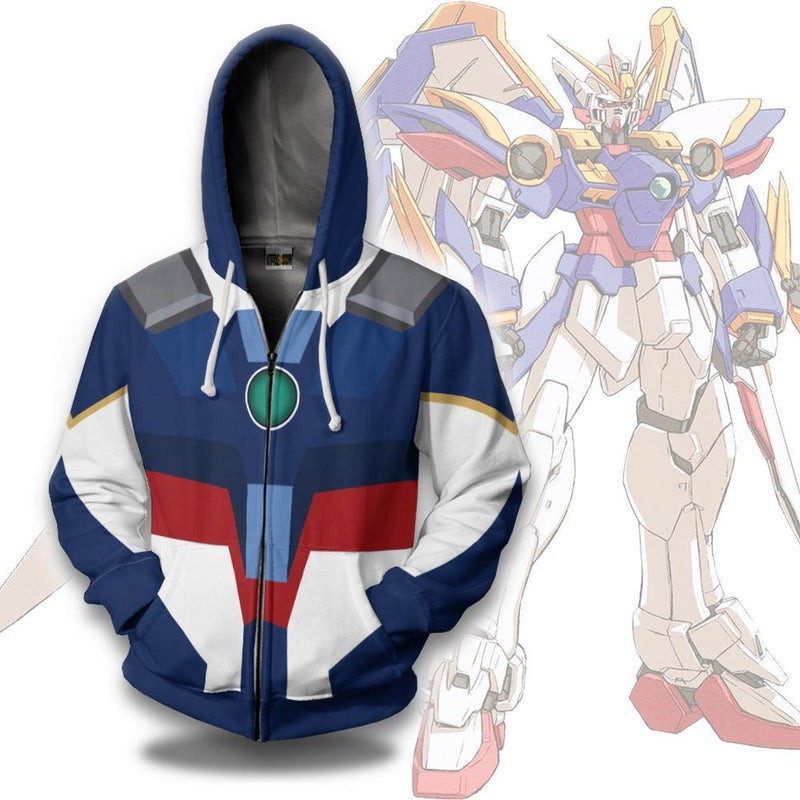 Wing Zero Mobile Suit Gundam Wing 3D All Over Print Hoodie & Zip Hoodie
