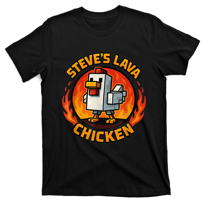 Lava Chicken Miners Meme T-Shirt