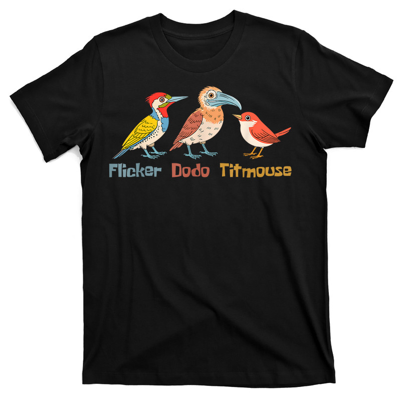 Flicker Dodo Titmouse T-shirt