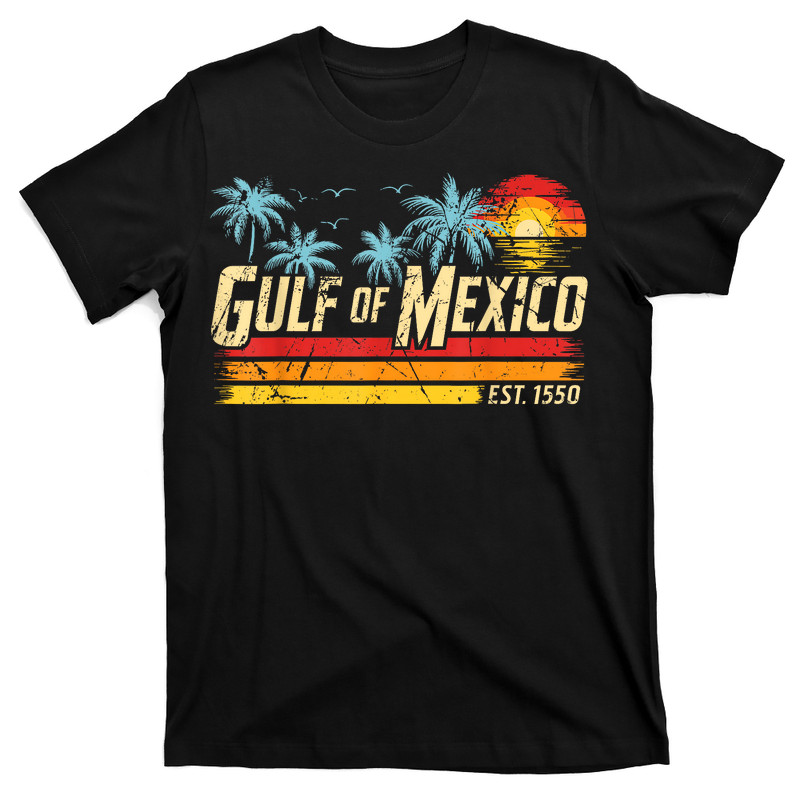 Gulf Of Mexico Forever Retro Vintage Beach T-shirt