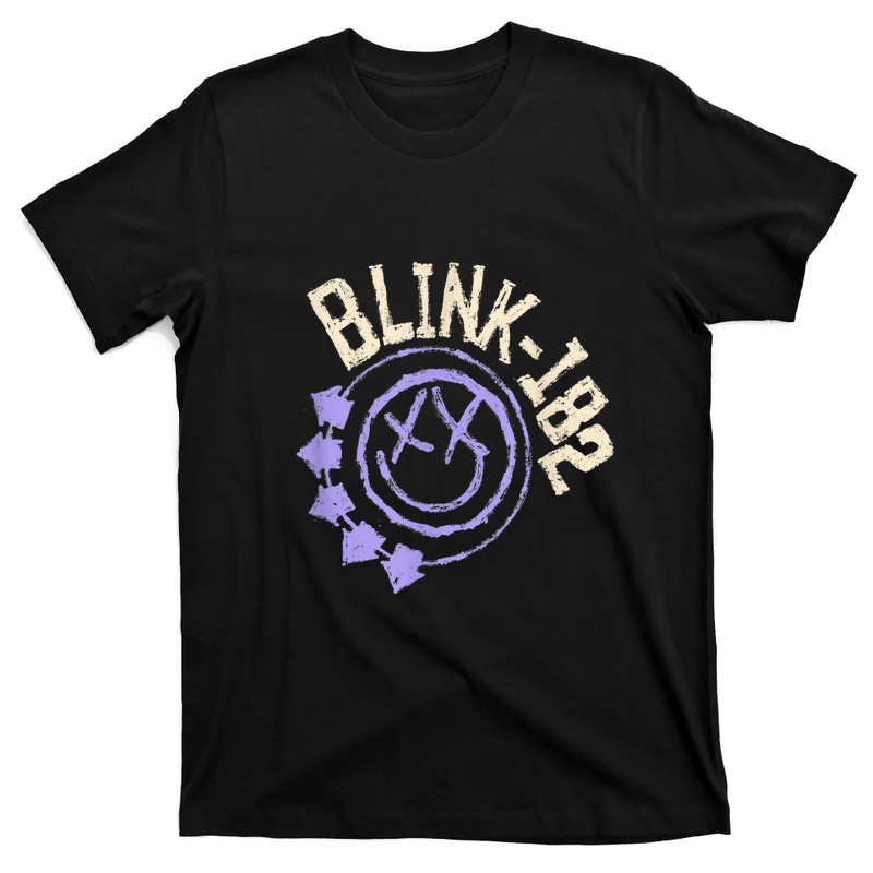 Blink-182 Purple Smiley Logo T-Shirt