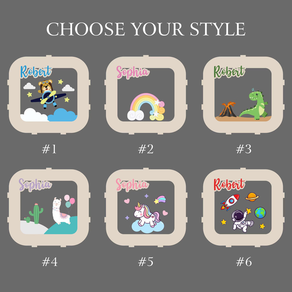 Personalized Wooden Piggy Banks, See Through Money Box